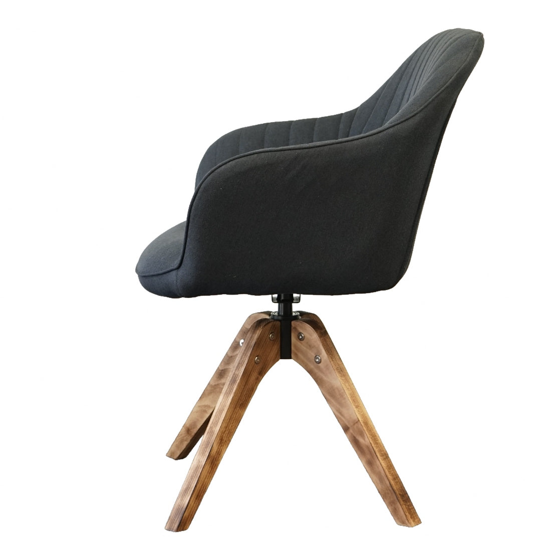 Vintage Drehstuhl "Waldgeist" – modern, beweglich, mit Charakter