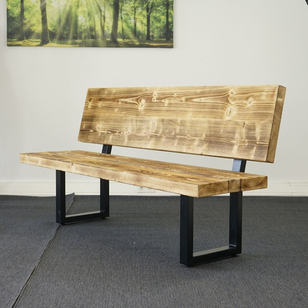 Massivholzbank "Fichtentraum" – stabil, formschön, handgemacht