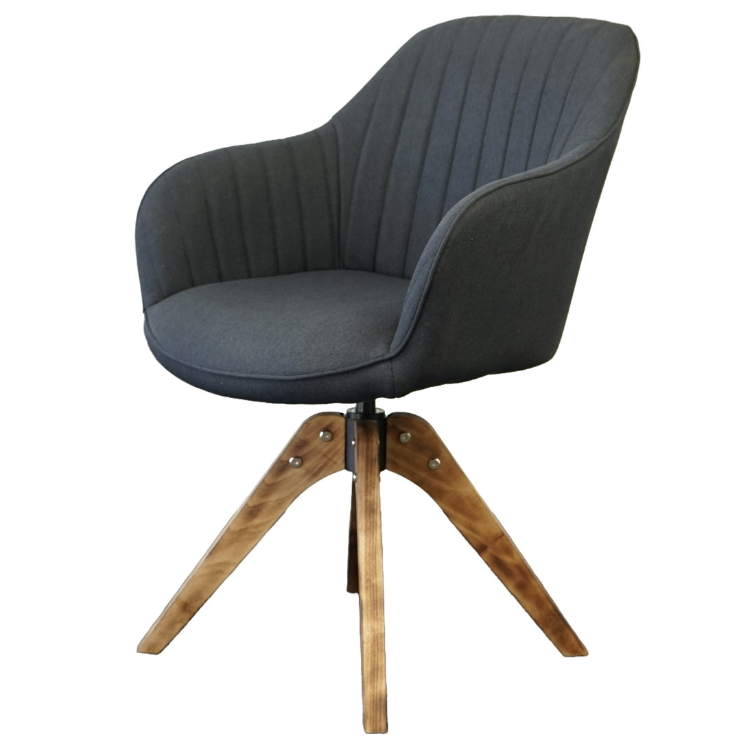 Vintage Drehstuhl "Waldgeist" – modern, beweglich, mit Charakter