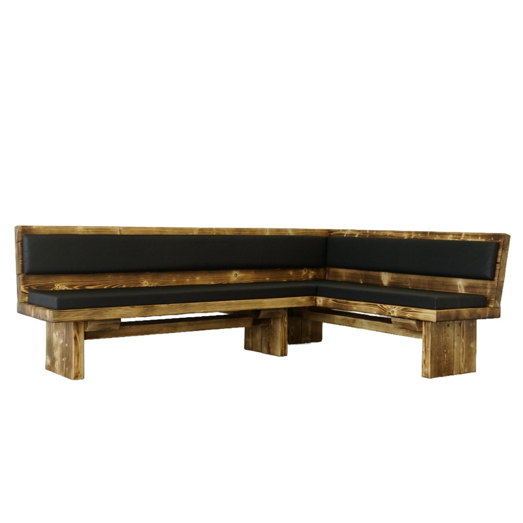 Massivholz-Eckbank "Waldecke" – für 100 cm breite Tische